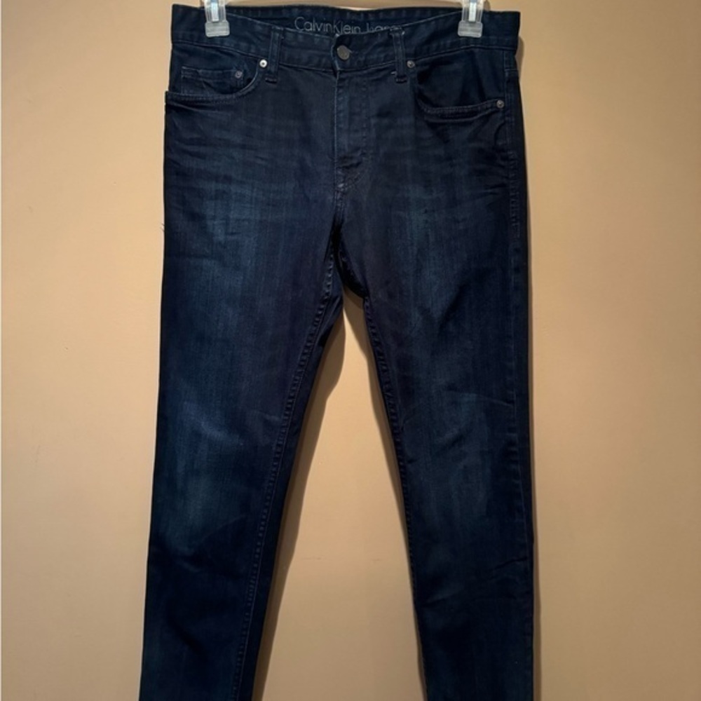 Calvin Klein Blue Slim Jeans Sleek Style